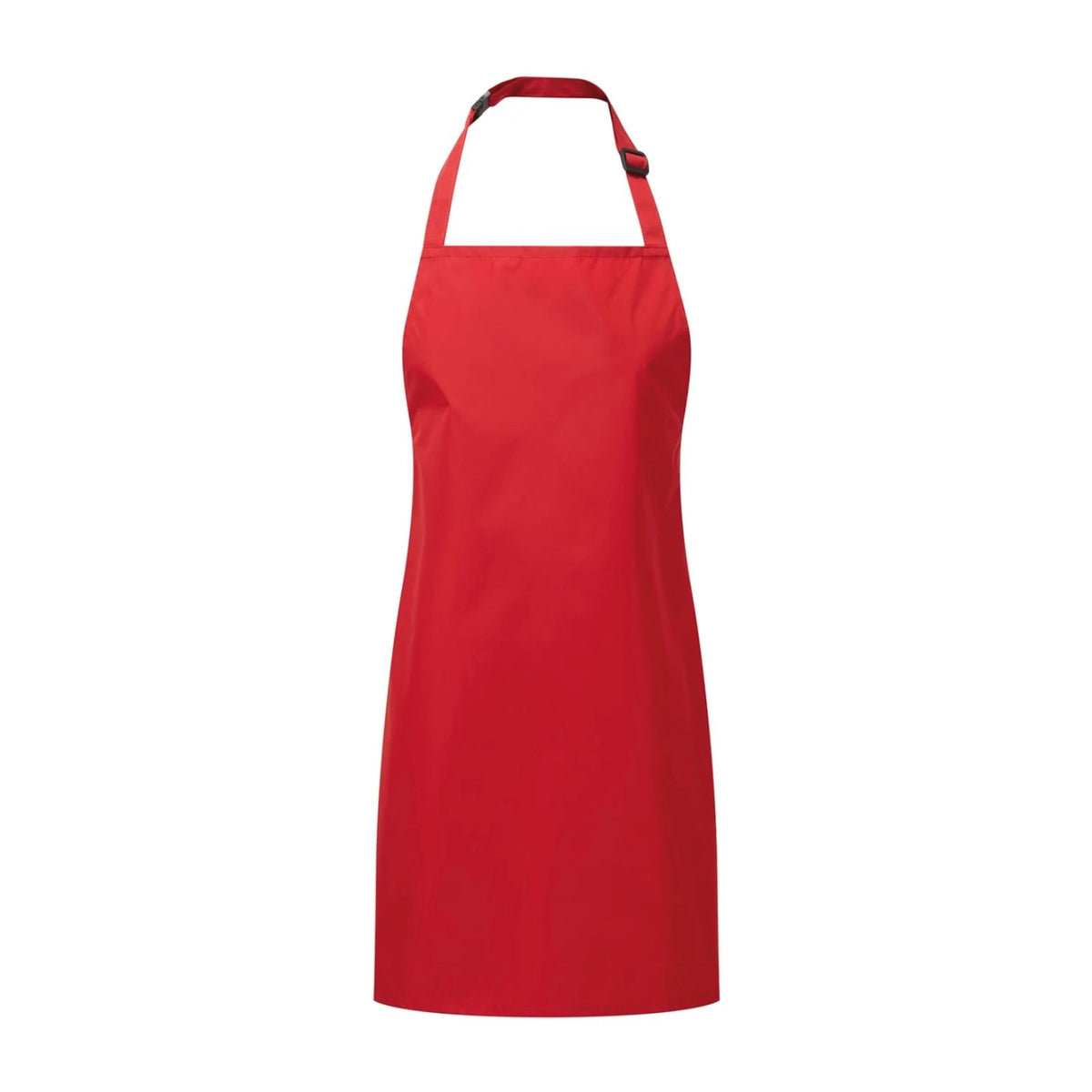 Tablier rouge pour la maternelle, rouge, de face
