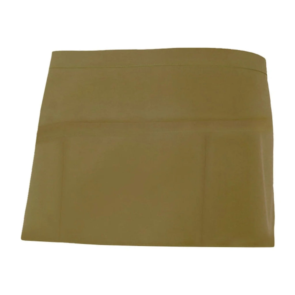 Kellnerschürze für Kellnerinnen, Beige, Vorderansicht