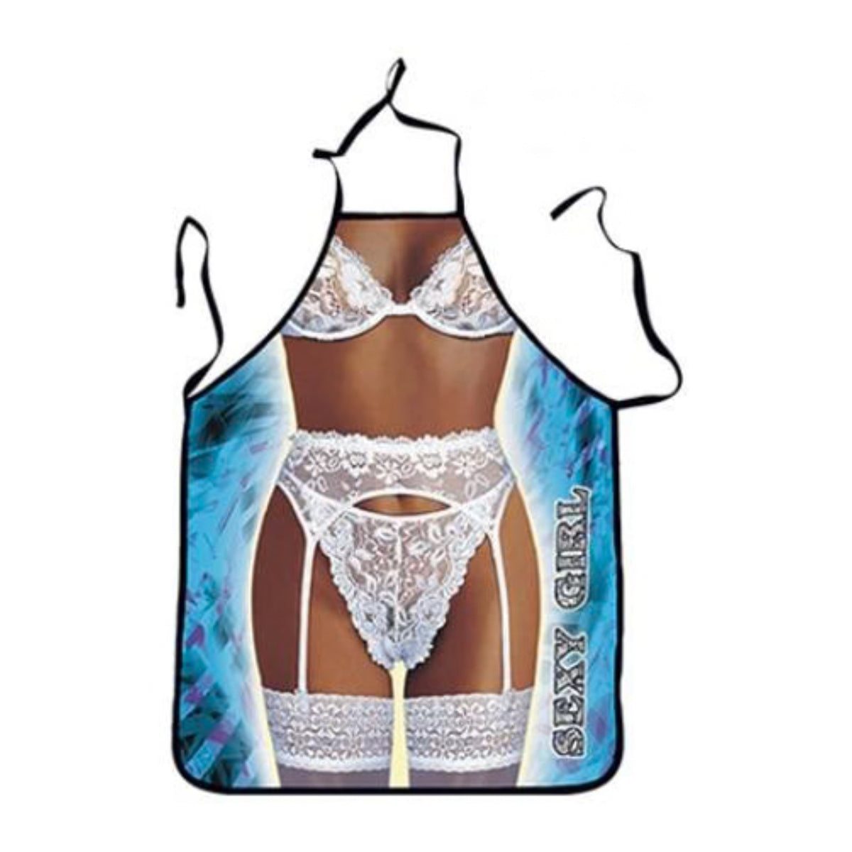 Tablier Sexy Girl, imprimé lingerie