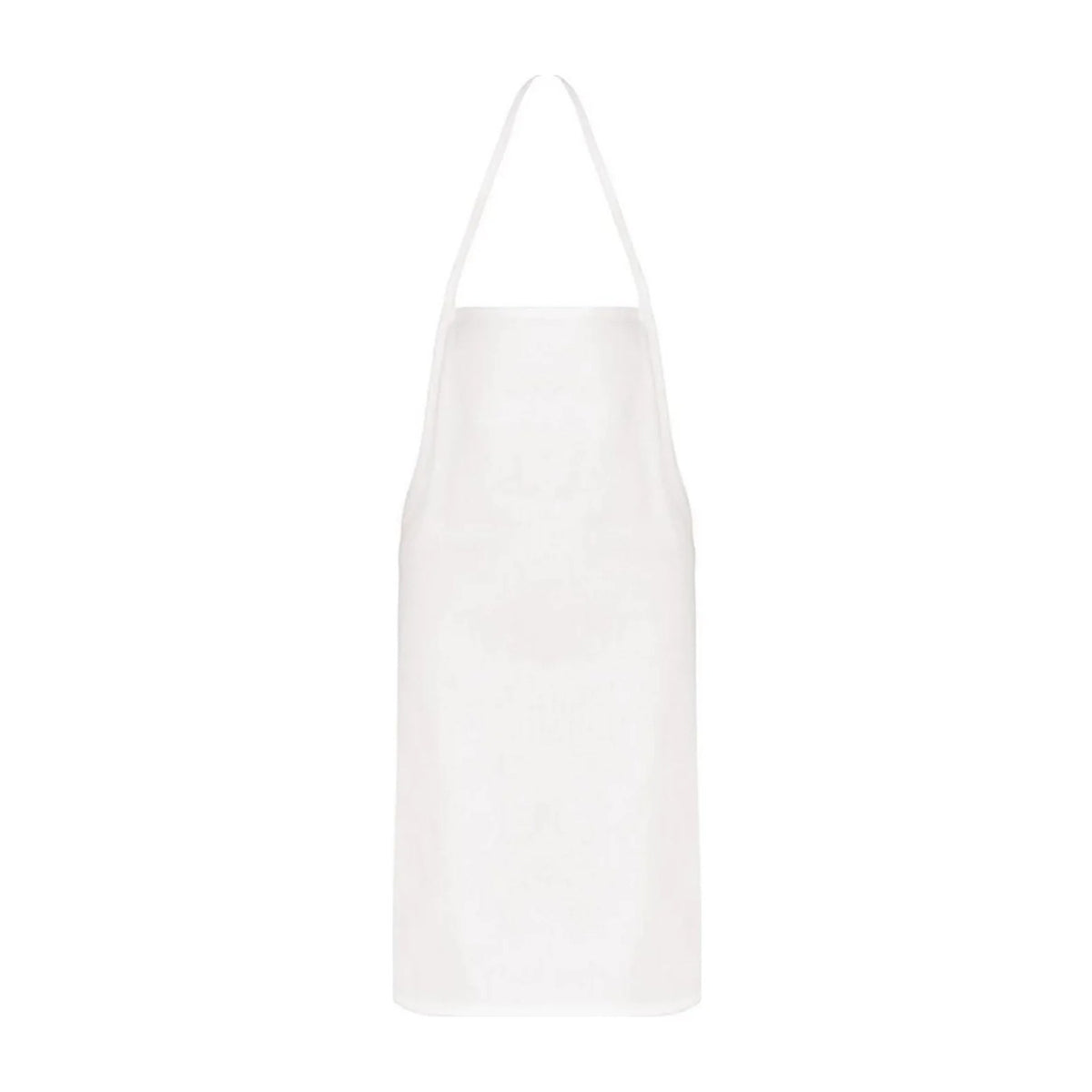 Petit tablier et toque, coloris blanc, sur fond blanc
