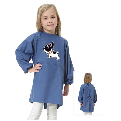 Tablier d'École Fille Bleu Foncé