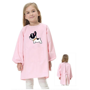 Tablier d'École Fille Rose