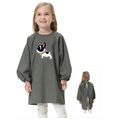 Tablier d'École Fille Kaki