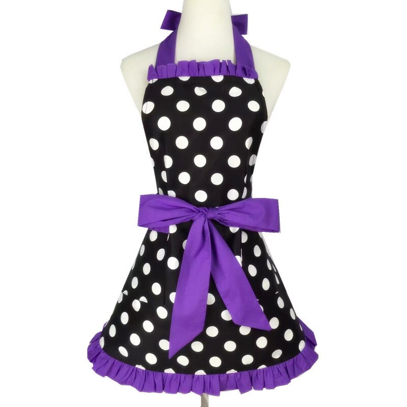 Robe Tablier Vintage Violet
