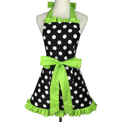 Robe Tablier Vintage Vert