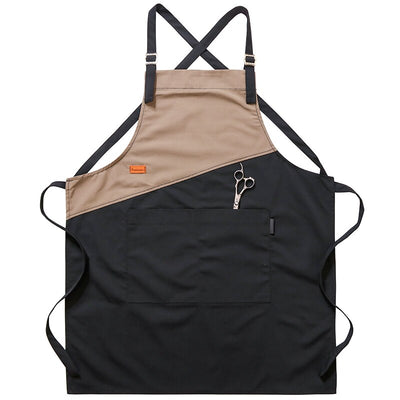 Tablier Restaurant Gris Noir