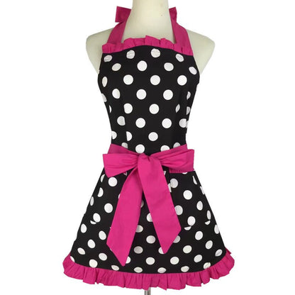 Robe Tablier Vintage Rose