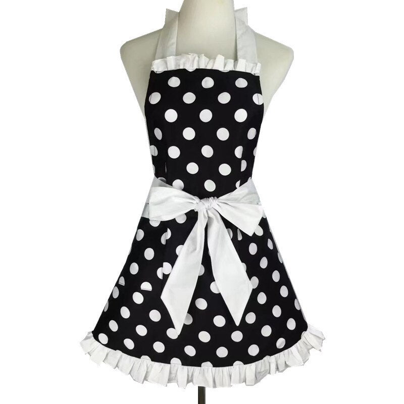 Robe Tablier Vintage Blanc