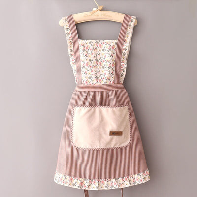 Tablier de Cuisine Femme Vintage Bordeaux