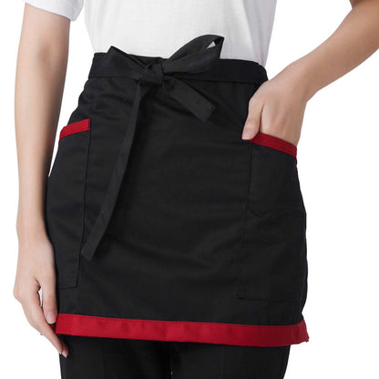 Tablier Serveuse Noir & Rouge