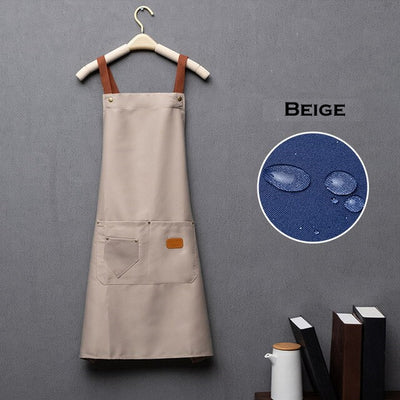 Tablier de Cuisine Personnalisable Beige