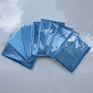 Tablier en Plastique Bleu