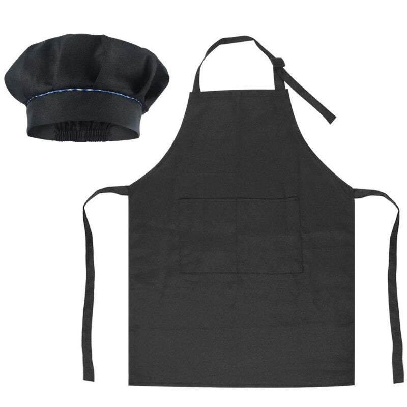Toque et Tablier Noir