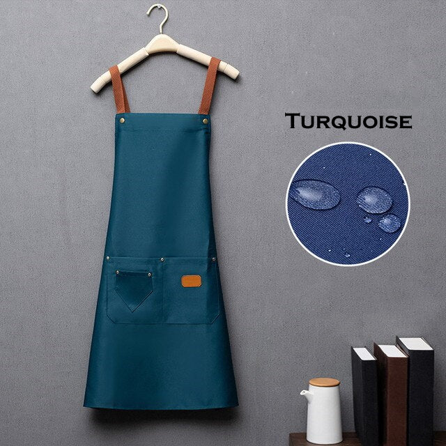 Tablier de Cuisine Personnalisable Turquoise