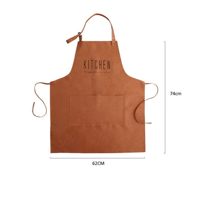 Tablier Cuisine Cuir Taille
