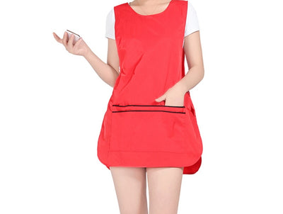 Tablier Esthéticienne Rouge