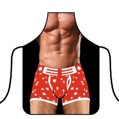 Homme Nu Tablier Cuisine