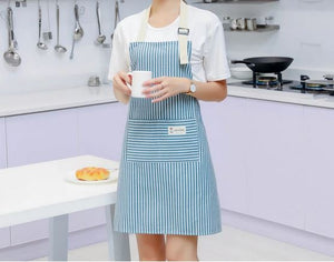 Tablier Femme Cuisine Bleu