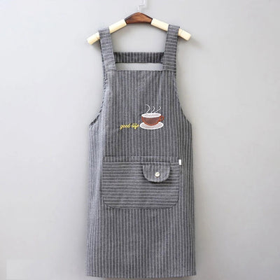 Tablier Coton Gris
