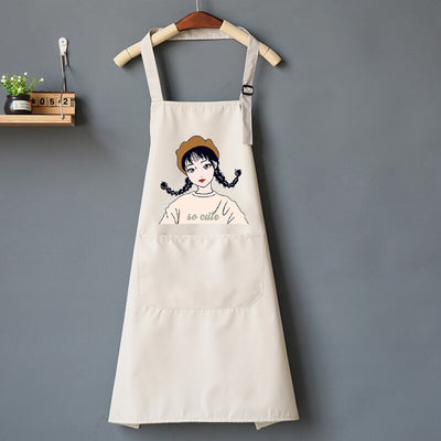 Tablier de Cuisine Femme Original Gris