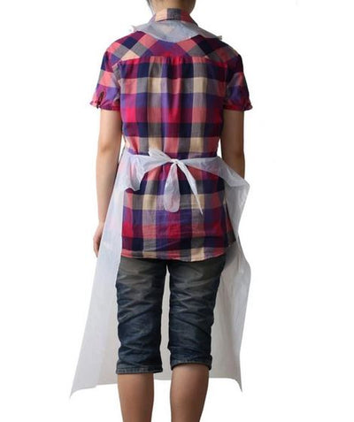 Tablier Plastique Dos