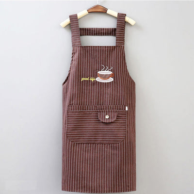 Tablier Coton Marron