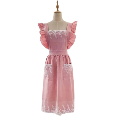 Robe Tablier Rose