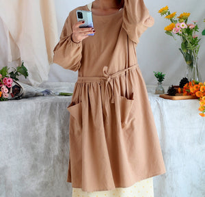 Tablier Fleuriste Caramel