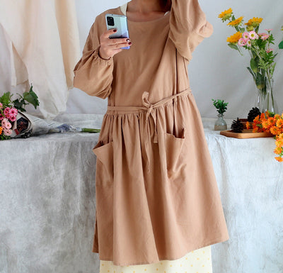 Tablier Fleuriste Caramel