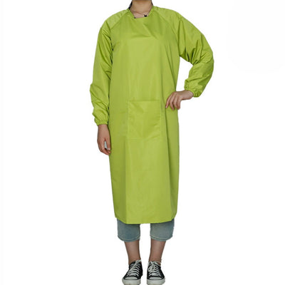 Tablier Manche Longue Vert Clair