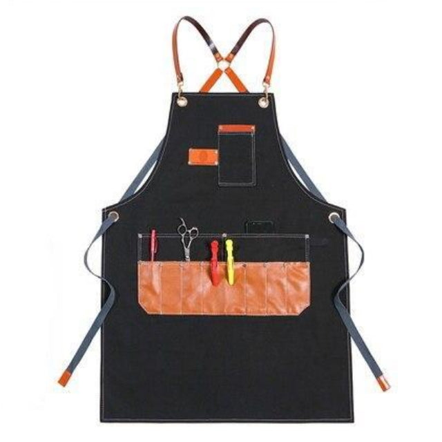Tablier de Coiffeur Professionnel Gris Foncé