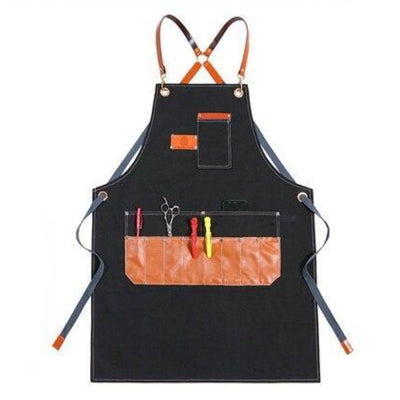 Tablier de Coiffeur Professionnel Gris Foncé