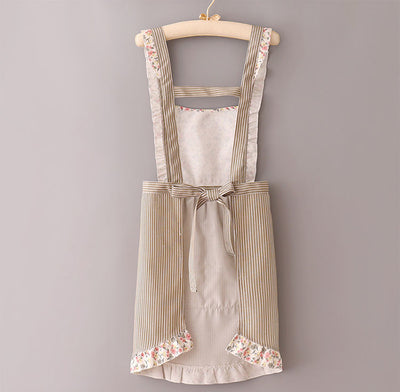 Tablier de Cuisine Femme Vintage Dos