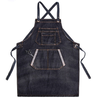 Tablier en Jean Délavé