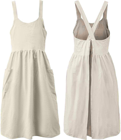 Tablier Japonais Lin Gris