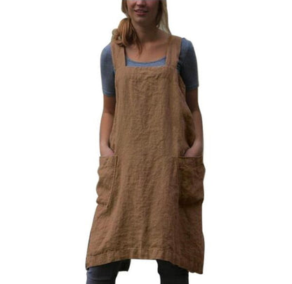 Robe Tablier Japonais Kaki