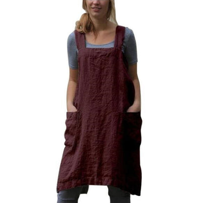 Robe Tablier Japonais Rouge