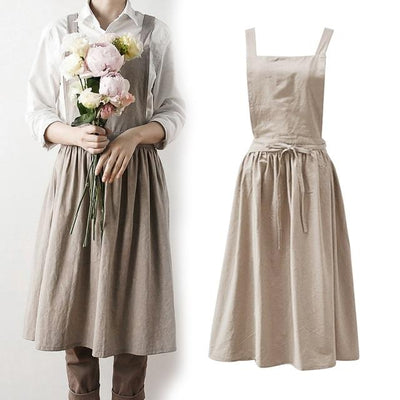 Robe Tablier Japonaise Beige