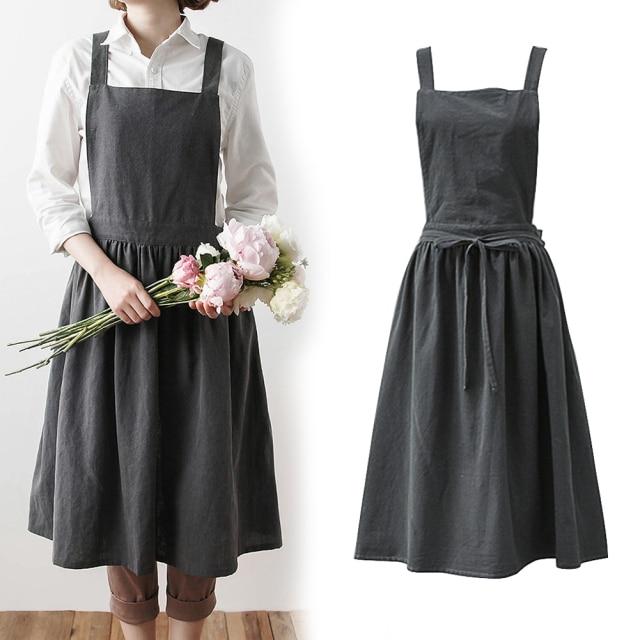 Robe Tablier Japonaise Gris