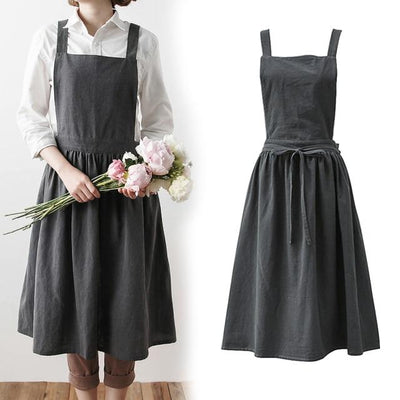 Robe Tablier Japonaise Gris