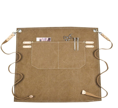 Tablier Court Marron