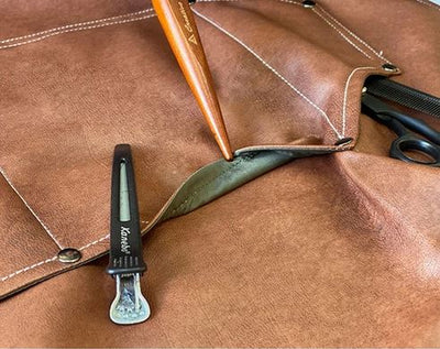 Tablier Cuir Homme Finition