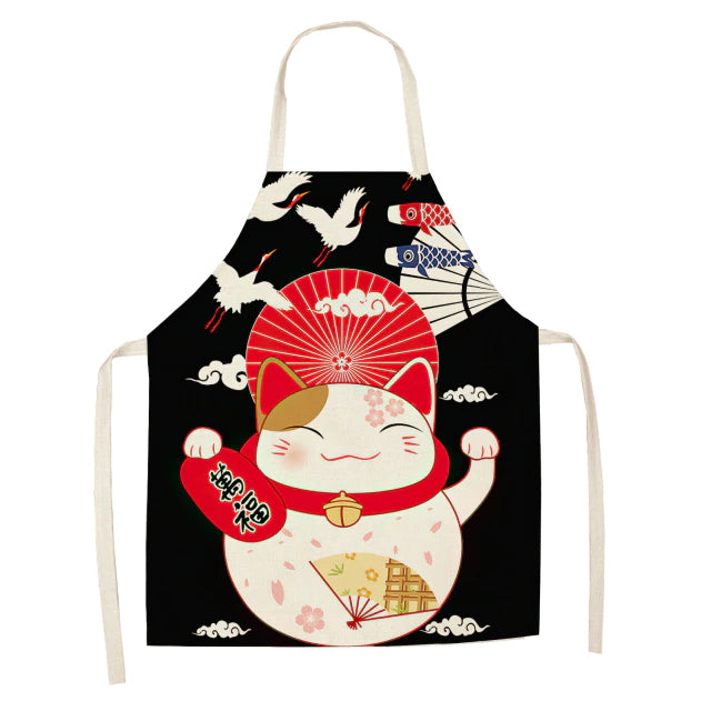 Tablier de Cuisine Chat Noir