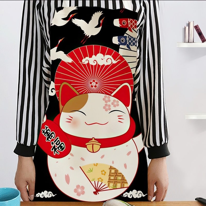Tablier de Cuisine Chat Porté