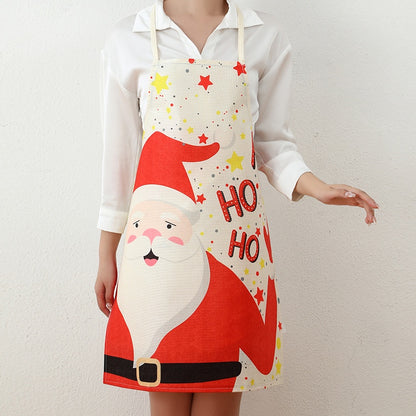 Tablier de Cuisine Femme Noel Porté