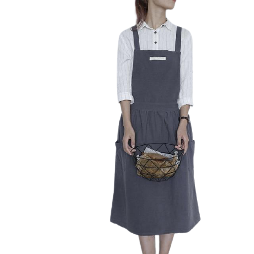 Tablier de Cuisine Japonais Gris