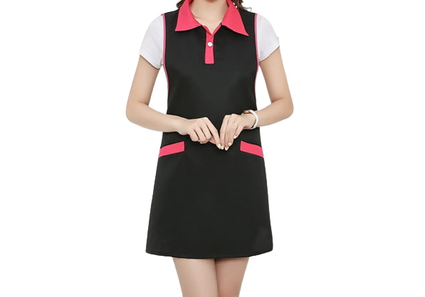 Tablier Chasuble Femme HIZA EXQUISIT - Taille 46/48 - Rayé Blanc Et Bleu - 100% Neuf Sans étiquette