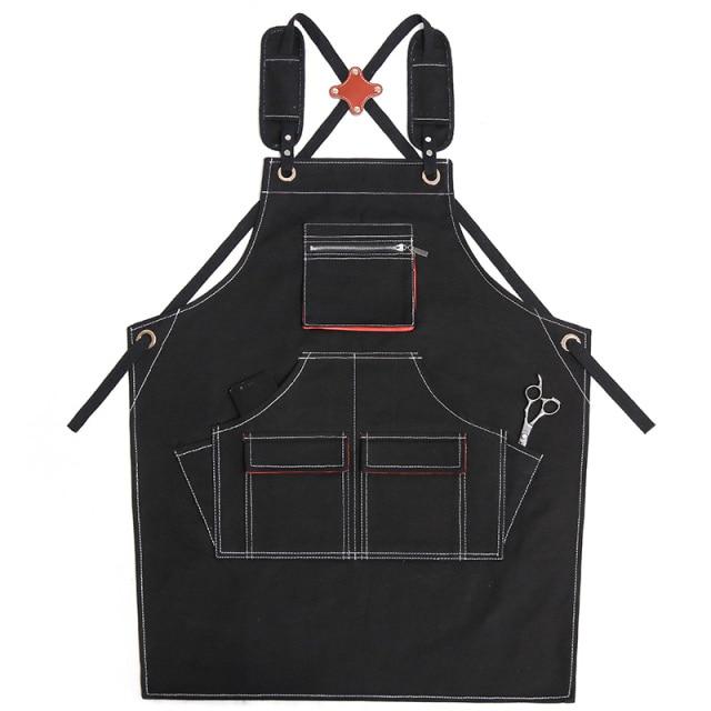 Tablier de Travail Professionnel Noir