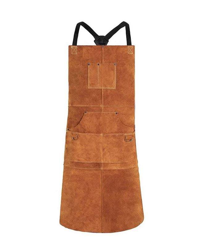 Tablier en Cuir Marron