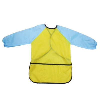 Tablier Enfant Peinture Jaune et Bleu